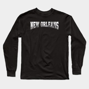 New Orleans (White) Long Sleeve T-Shirt